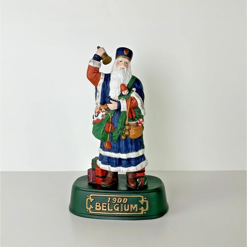 Grandeur Noel Santa of the World Hand Painted Olde World 1900 Belgium‎ With Box